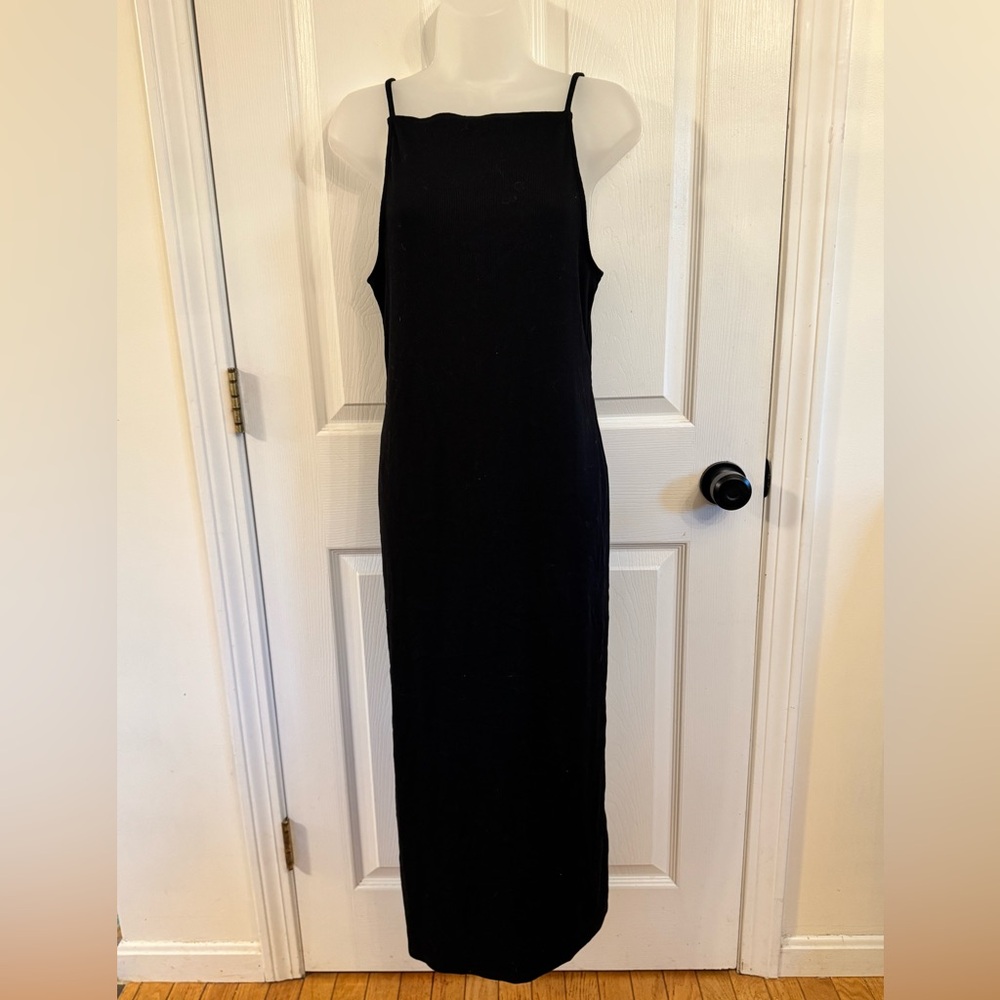 Old Navy Black Backless Dress